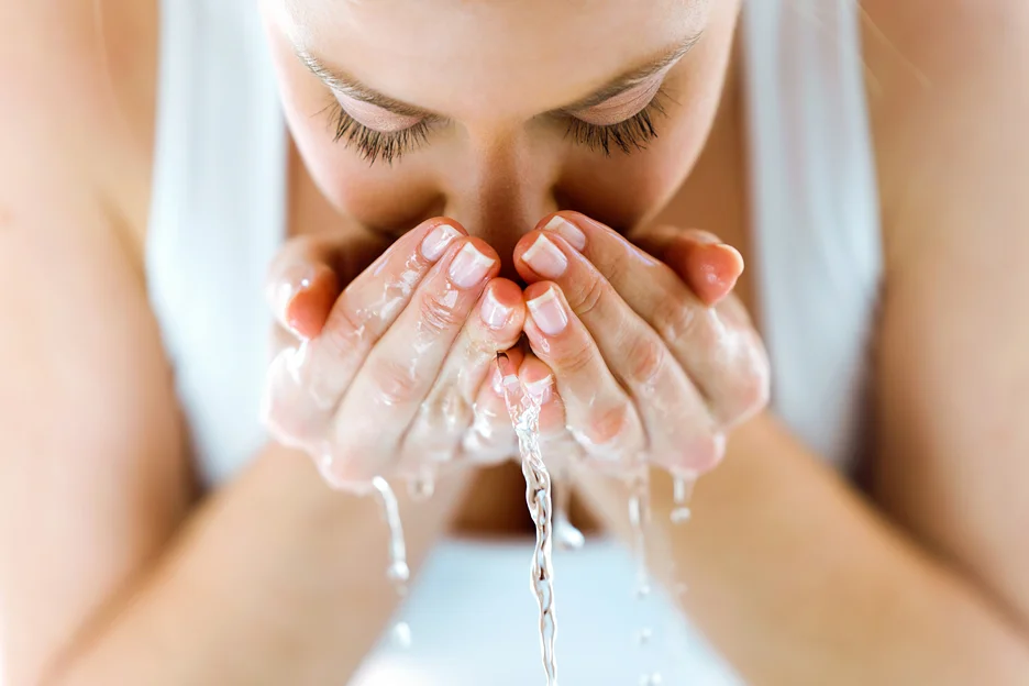 gentle face washing after lip fillers